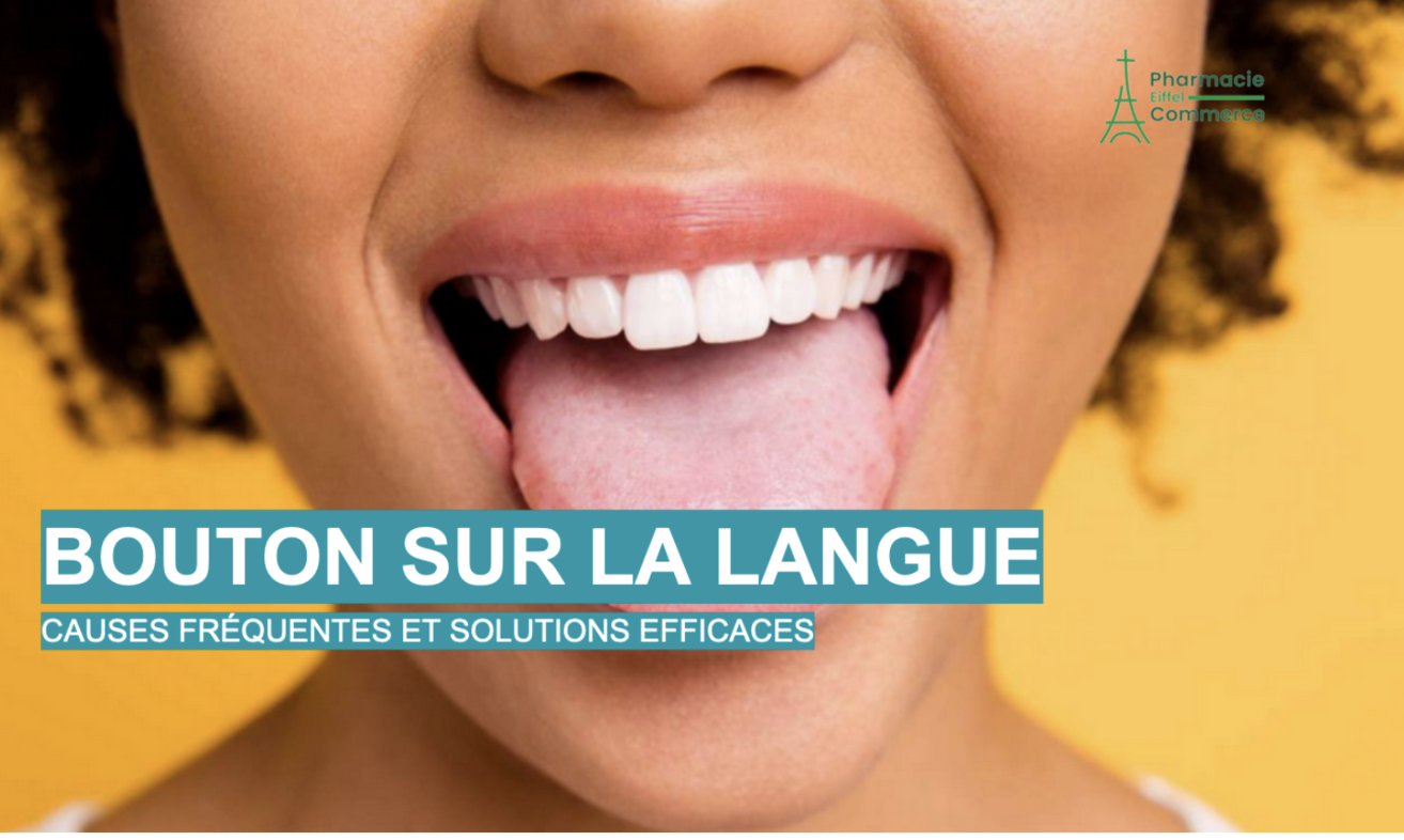 Bouton sur la langue
