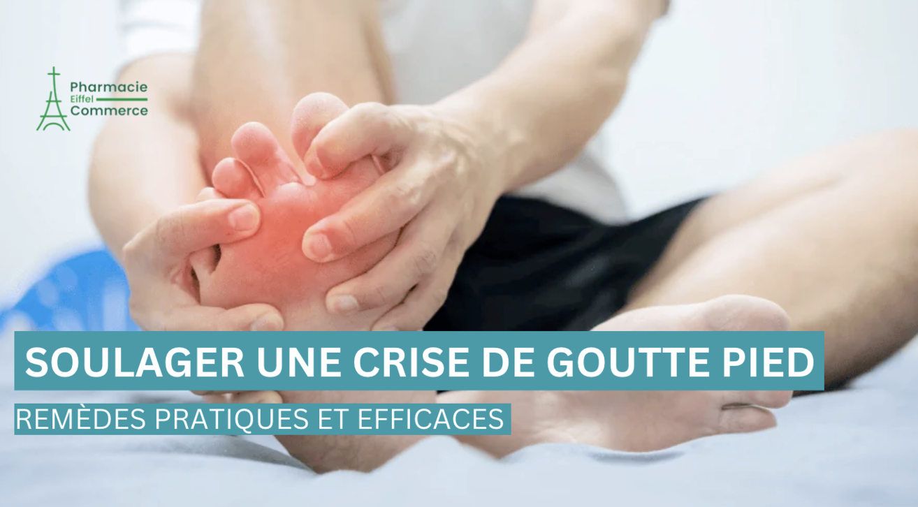 crise de goutte au pied