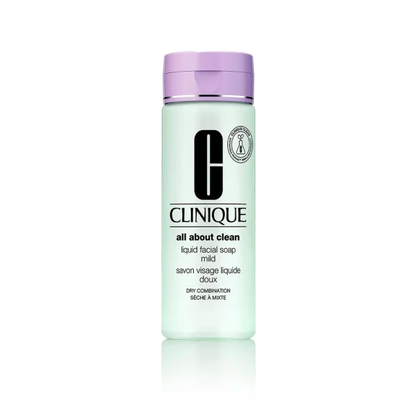 Clinique All About Clean™ Savon Visage Liquide Doux - Nettoyant - Peaux Sèches à Mixtes