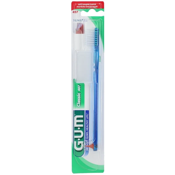 Gum® Classic brosse à dents souple à petite tête 4 rangs
