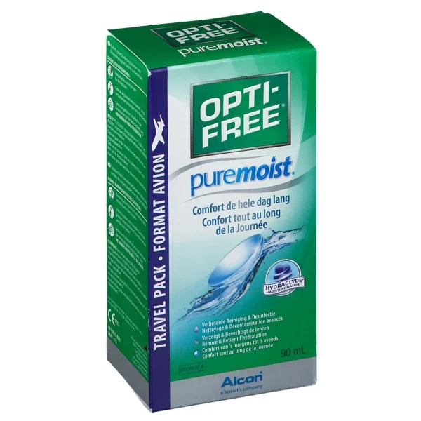 Opti-Free® PureMoist® Solution désinfectante multifonction