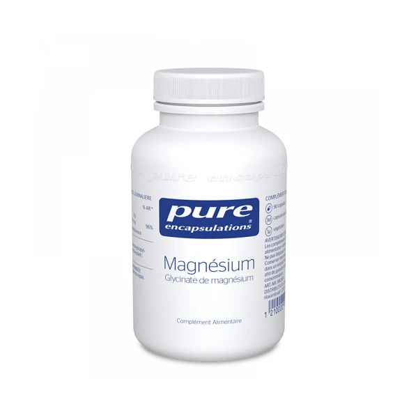 Pure Encapsulations Magnésium (Glycinate de magnésium) 90 gélules