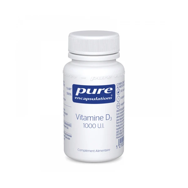 Pure Encapsulations Vitamine D3 60 gélules