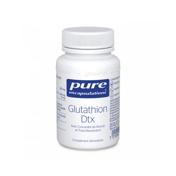 Pure Encapsulations Glutathion Dtx 60 gélules