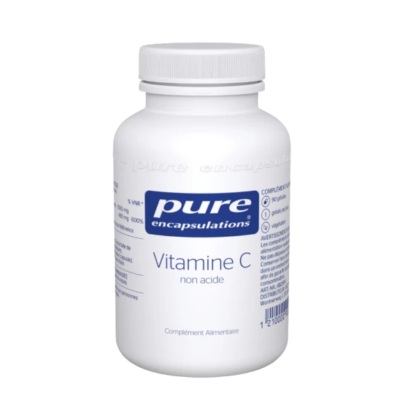 PURE ENCAPSULATIONS Vitamine C - 30 Gelules