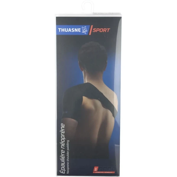 Thuasne Epaulière Sport Néoprène Noir Taille S