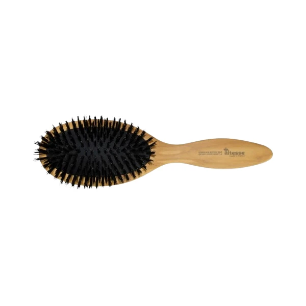 ALTESSE BROSSE A CHEVEUX Pneumatique Bois Poils de Sanglier Petit Modele - Ref: 2807OL