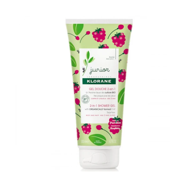 KLORANE Gel douche 2-en-1 - Framboise
