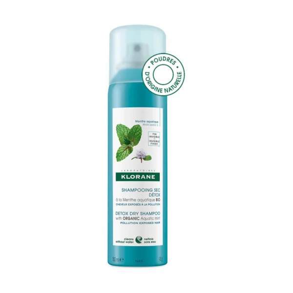KLORANE Shampoing sec à la Menthe aquatique BIO