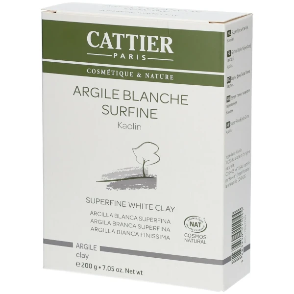 CATTIER Argile Blanche Surfine