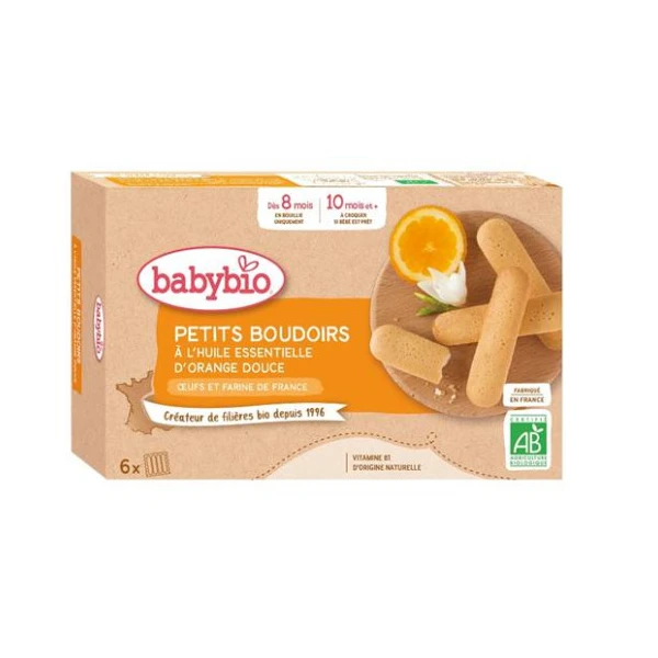 Petits Boudoirs Huile Essentielle d'Orange Douce - Farine & Oeuf France