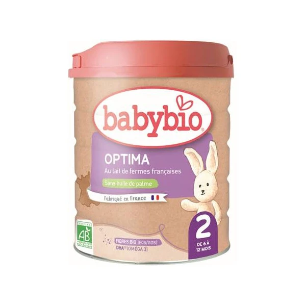 Optima 2 - Formule Fibres & Bifidus au Lait de Vache Français