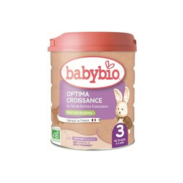 Optima 3 - Formule Fibres & Bifidus au Lait de Vache Français
