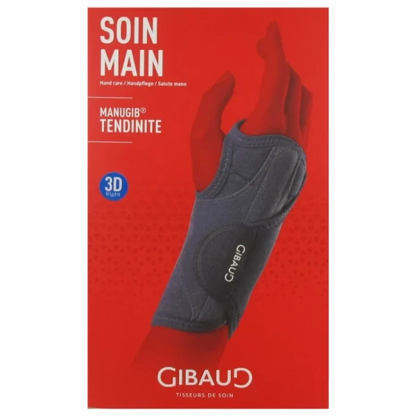 Gibaud Manugib Tendinite - Taille : 3D