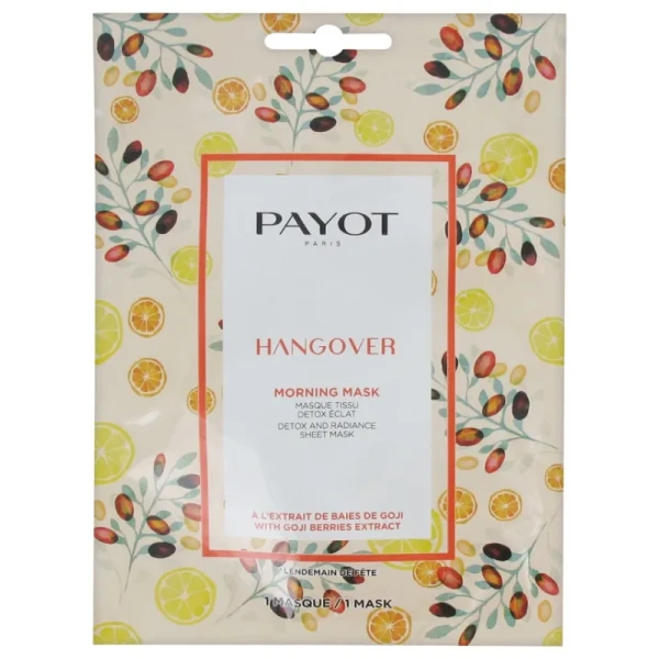 Payot Hangover Masque Tissu Detox Éclat