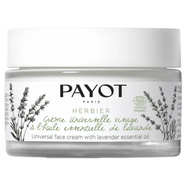 Payot Herbier Crème Universelle Visage à l'Huile Essentielle de Lavande Bio 50 ml