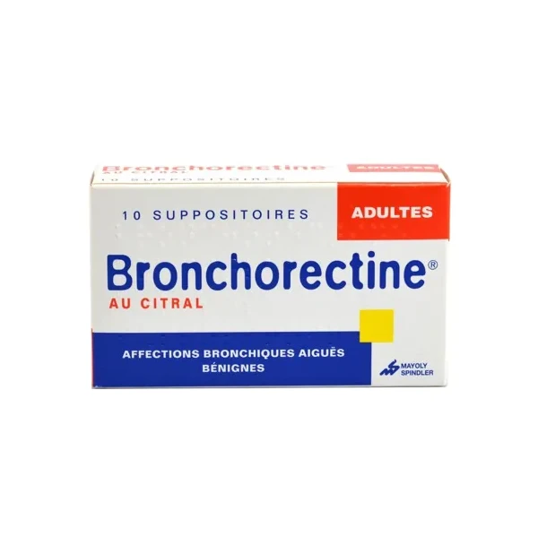 Bronchorectine au citral adultes 10 suppositoires