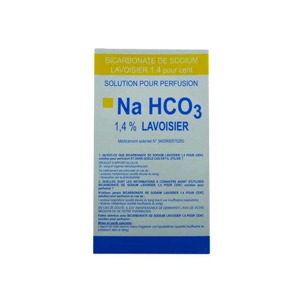 BICARBONATE SODIUM LAVOISIER 1,4 % Perfusion - 250ml