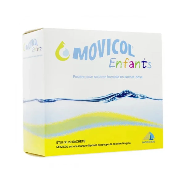 MOVICOL 3350 Norine Enfants Poudre - 20 sachets