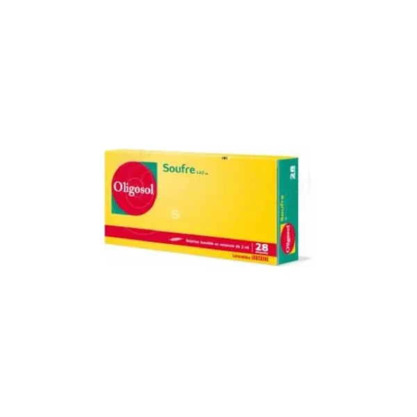 Oligosol Soufre 28 Ampoules