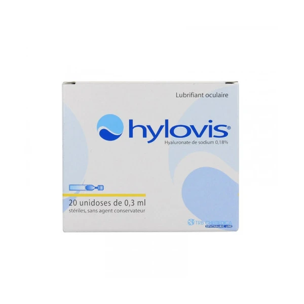HYLOVIS Lubrifiant Ophtalmique - 20 Unidoses