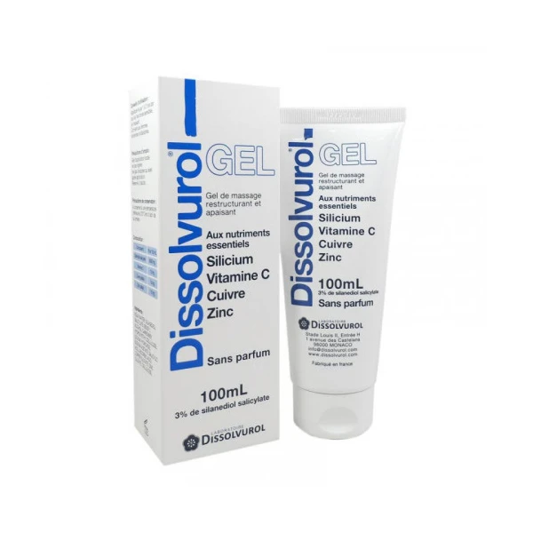 Dissolvurol Gel De Massage Restructurant Et Apaisant 100 ml