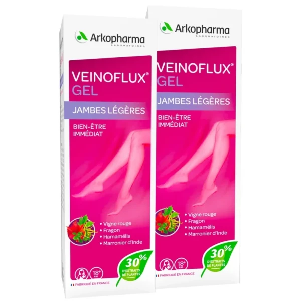 Veinoflux Jambes Légères Gel Effet Froid