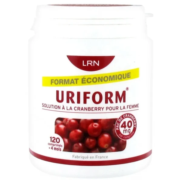Uriform Eco Solution a la Cranberry Pour la Femme - Boite de 28 Cpr