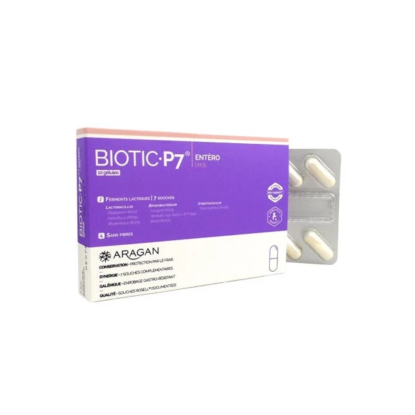 ARAGAN BIOTIC P7 ENTERO 10 JOURS - 10 Gelules