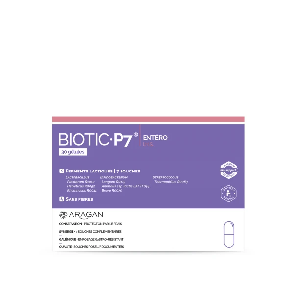 ARAGAN BIOTIC P7 ENTERO 30 JOURS - 30 Gelules