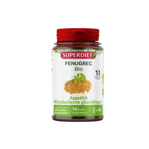 Superdiet Fenugrec Bio 40 gélules