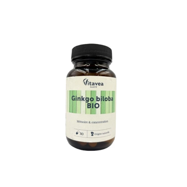 VITAVEA GINKGO BILOBA BIO - 30 Gelules