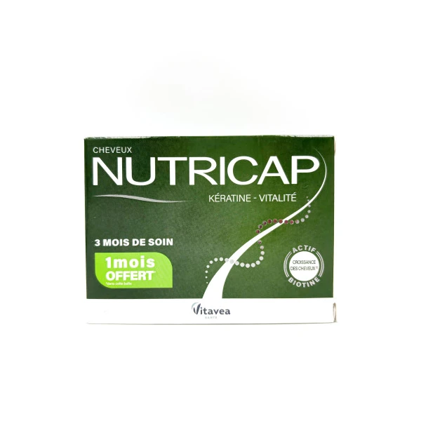 Nutrisanté Nutricap kératine vitalité cheveux et ongles