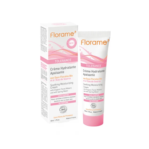 Florame Creme Hydratante Apaisante Bio 50ml