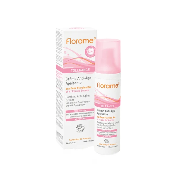 Florame Creme Anti-age Apaisante Bio 50ml