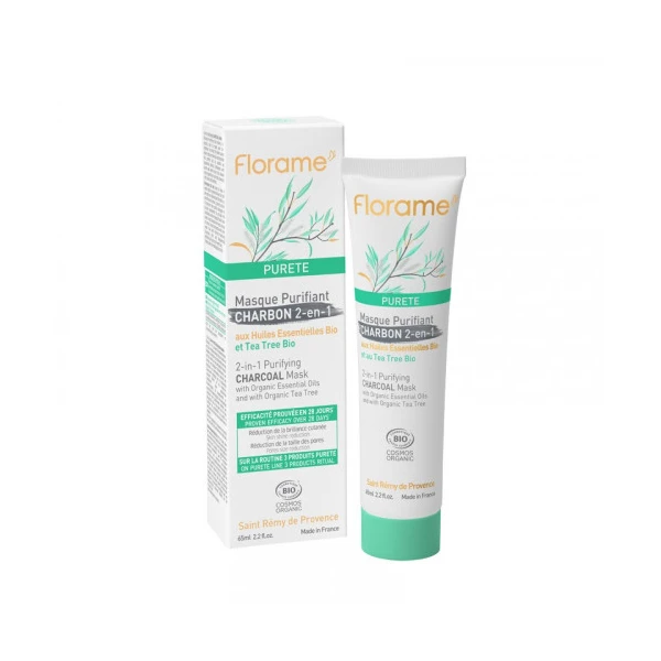 Masque Purifiant Charbon 2 en 1