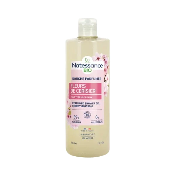 NATESSANCE GEL DOUCHE PARFUMEE Fleurs De Cerisier - 500ml