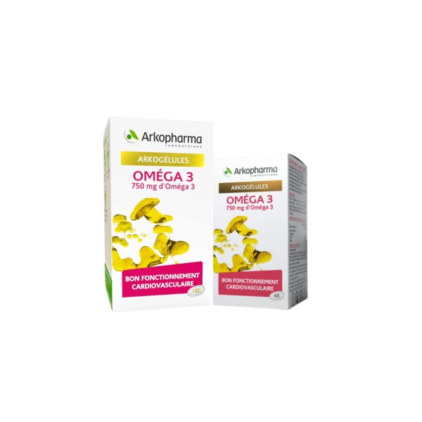 ARKOGELULES Omega 3 Marin - Lot de 180 + 60 Gelules