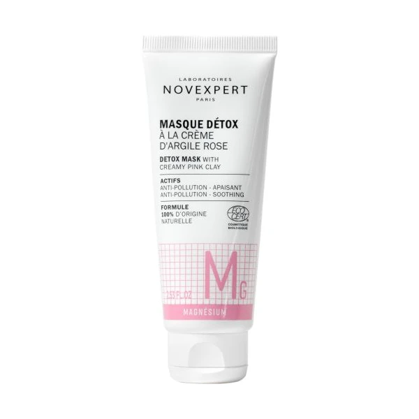 Laboratoires Novexpert Masque Détox à la Crème d'Argile Rose