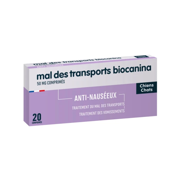 BIOCANINA Mal Des Transports Chiens Chats - 20 Comprimes