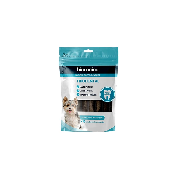 biocanina TRIODENTAL Lamelle Petit Chien >5 kg