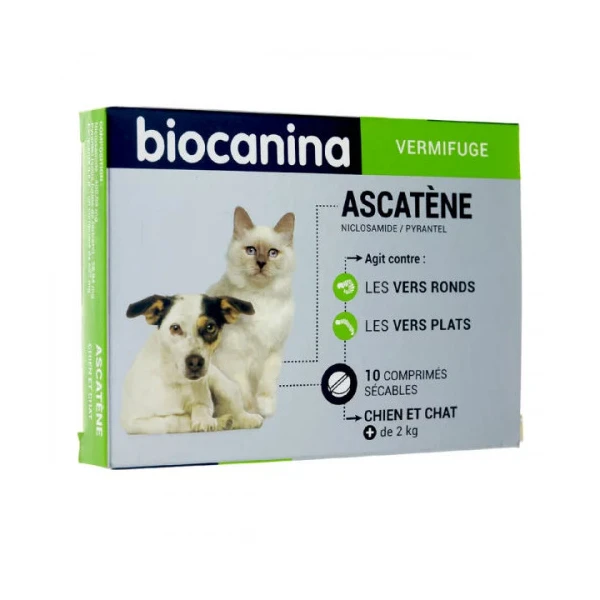 BIOCANICA Ascatene - 10 Comprimes