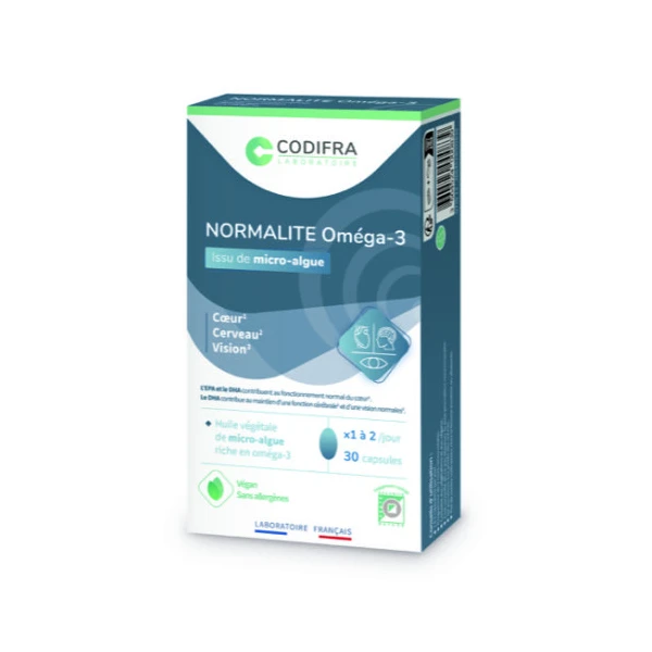 CODIFRA NORMALITE OMEGA-3 - 30 Capsules