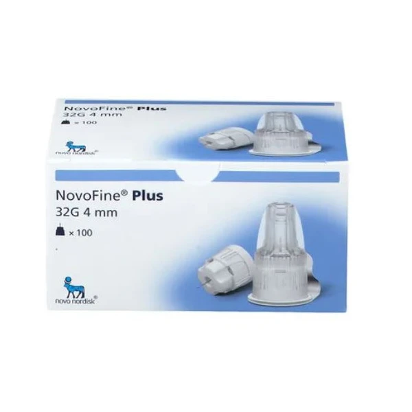 NOVOFINE Plus Aiguilles pour Stylos 32G 4mm - 100 Pieces