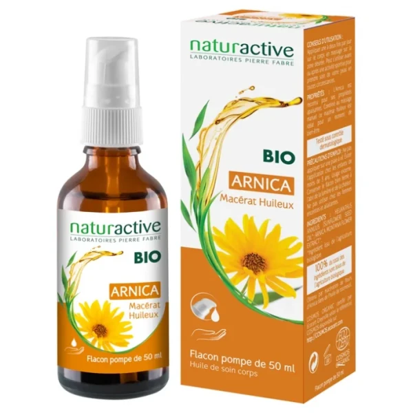 Huile Végétale Bio Arnica Macérat Huileux 50 ml
