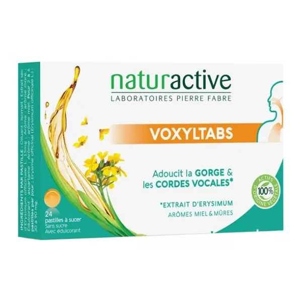 Voxyltabs Pastilles Gorges 24 Pastilles