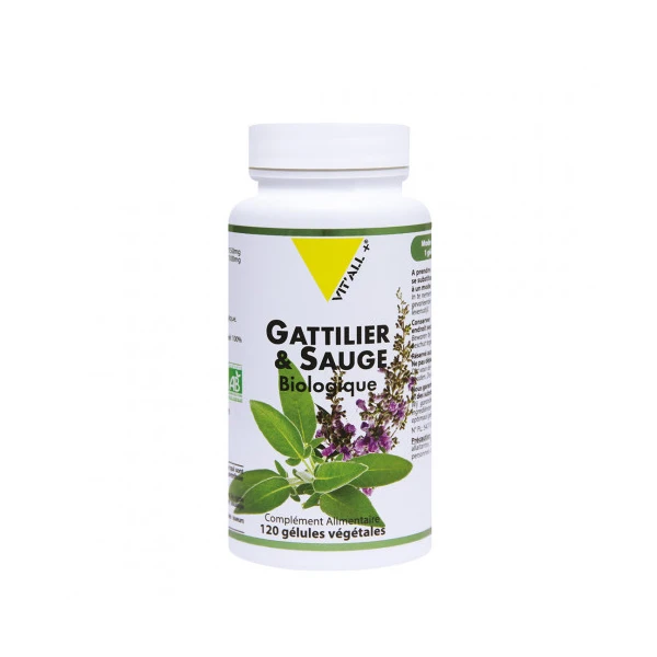 Vit'All+ Gattilier & Sauge Sauge 120 Gélules