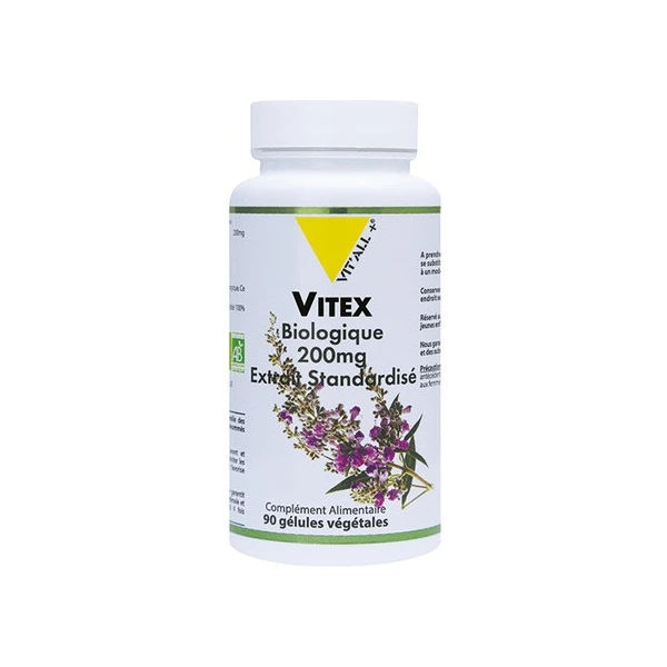 Vit'All+ Vitex Bio Gattilier 90 gélules