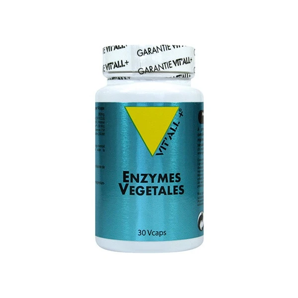 VITALL+ ENZYMES VEGETALES - 30 Gelules Vegetales