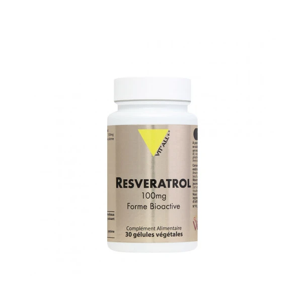 Vit'All+ Resveratrol 100mg 60 Gélules